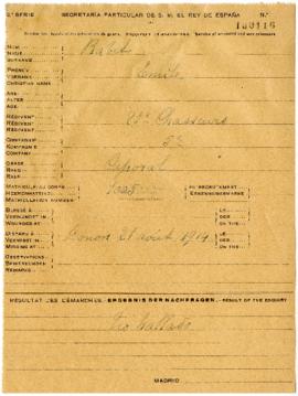 Expediente de Emile Rabet