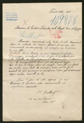 Expediente de Marcel Amédée Guilleret