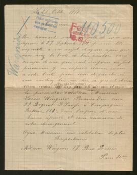 Expediente de Louis Wargnies