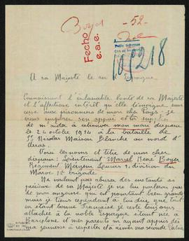 Expediente de Marcel René Boyer