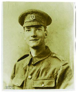 Retrato de medio cuerpo del soldado J.C. Phillips