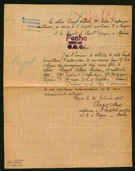 Expediente de Albert Lucien Ragot