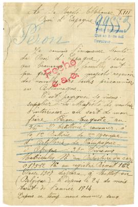 Expediente de Auguste Péron