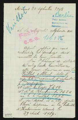 Expediente de Albert Vuillot