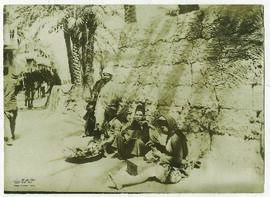 "1362 Aus Persien. Orientalische Strassenhändler."