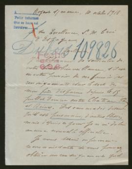 Expediente de Claude Désiré Henri Dubois