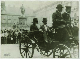 "767 Eröffnung des Oesterreichischen Parlaments. Präsident Dr. Gross und Vizepräsident Jucke...