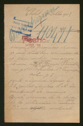 Expediente de George Adolphe Brancheriau