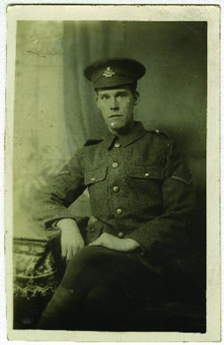 Retrato del soldado William S. Tegg