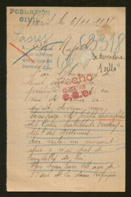 Expediente de Joseph Sacrez