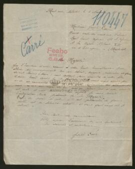 Expediente de Adrien Raymond Carré