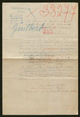 Expediente de la familia Guilbert Hallo