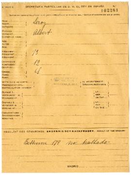 Expediente de Albert Leroy