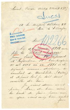 Expediente de Jean Louis Lucas