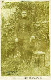 Retrato del soldado Rene Hecht