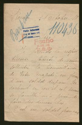 Expediente de Fernad René Marie Joseph Barban