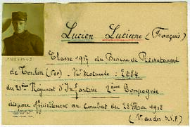 El soldado Luciano Lucien