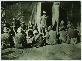 "702 Von der Isonzofront. Italienische Gefangene aus den grossen Kämpfen bei Görz."