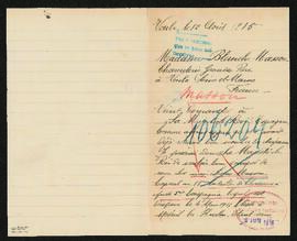 Expediente de Louis Massou