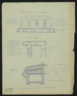 Figuras 6ª, 7ª, y 8ª. Puestos subterráneo de cirugía avanzado y Sala de operaciones subterránea T...