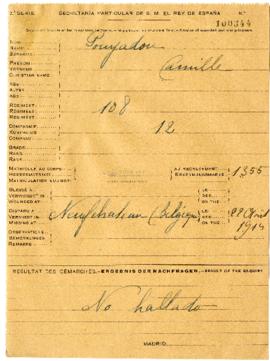 Expediente de Camille Pouyadou