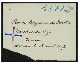 Expediente de Benjamin de Tascher