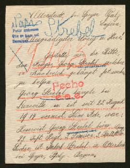 Expediente de Georg Strebel