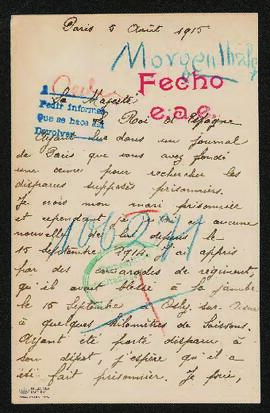 Expediente de Eugène Antoine Morgenthaler