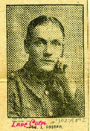 Retrato del soldado de primera Joseph Foster