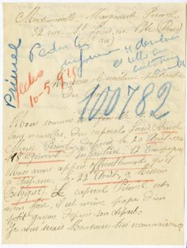 Expediente de Louis Armel Marie Primel