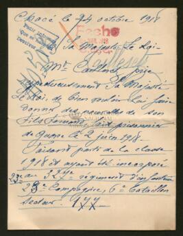 Expediente de Fernand Cailleretz