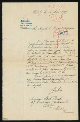 Expediente de Paul Louis Bol