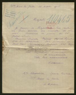 Expediente de Auguste Chauvière