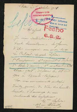 Expediente de Marcel Lèfevre