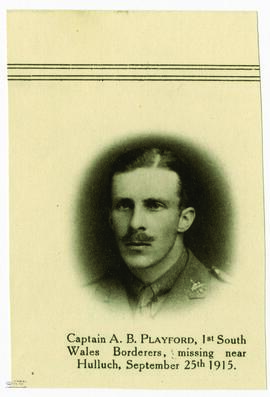 Retrato de busto del Capitán A.B. Playford