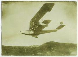 "628 K.K. Kriegsmarine. Seeflugzeug über Cetinje."