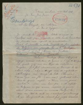 Expediente de la familia Caubergs