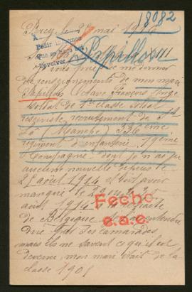 Expediente de Octave François Ange Papillon