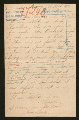 Expediente de André Antoine Bachon