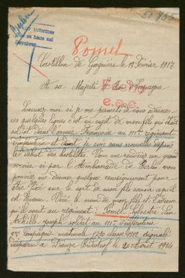 Expediente de Sylvestre Sin Achille Joseph Pomel
