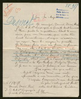 Expediente de Séraphine Desmet Dejonghe