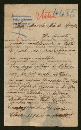 Expediente de Giuseppe De-Capitani