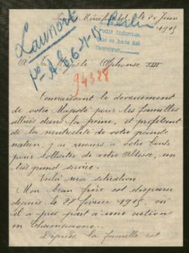 Expediente de Fernand de Launoit