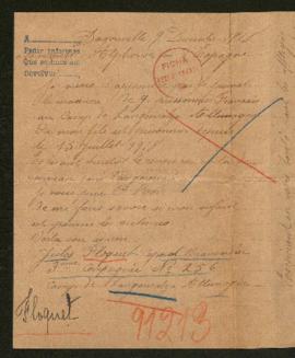 Expediente de Jules Floquet