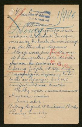 Expediente de Joseph Leboucq