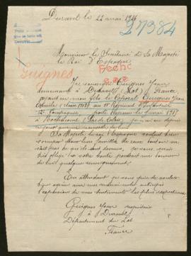 Expediente de Jean Emile Guignes