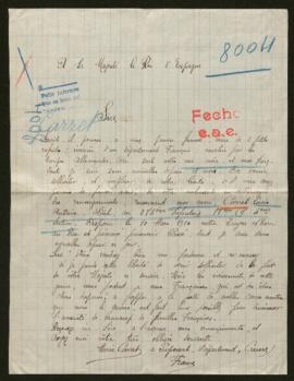 Expediente de Louis Antoine Carret