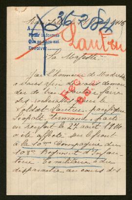 Expediente de Pacifique Léopold Armand Lautru