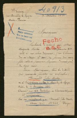 Expediente de Jules Martin Arnould