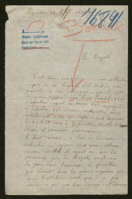 Expediente de Louis Bordel